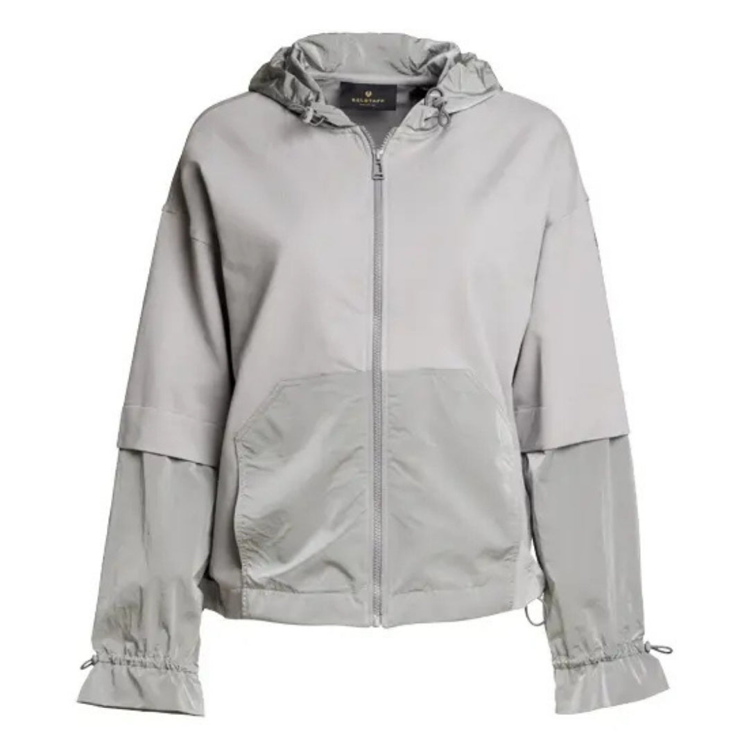 Belstaff Torque Grey Zip-Up Sweatshirt XS