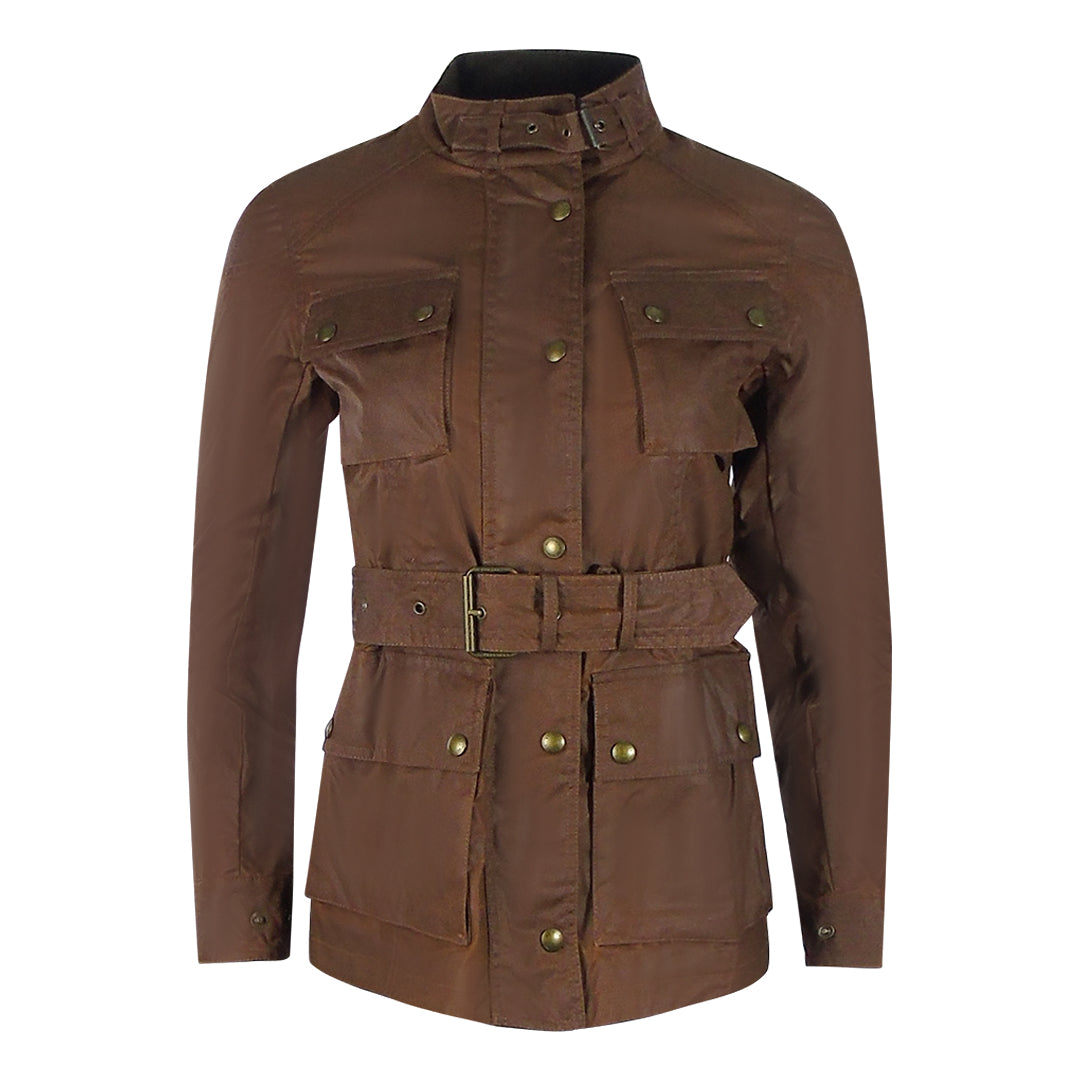 Belstaff Trialmaster Light Brown Motorcycle Jacket XXS