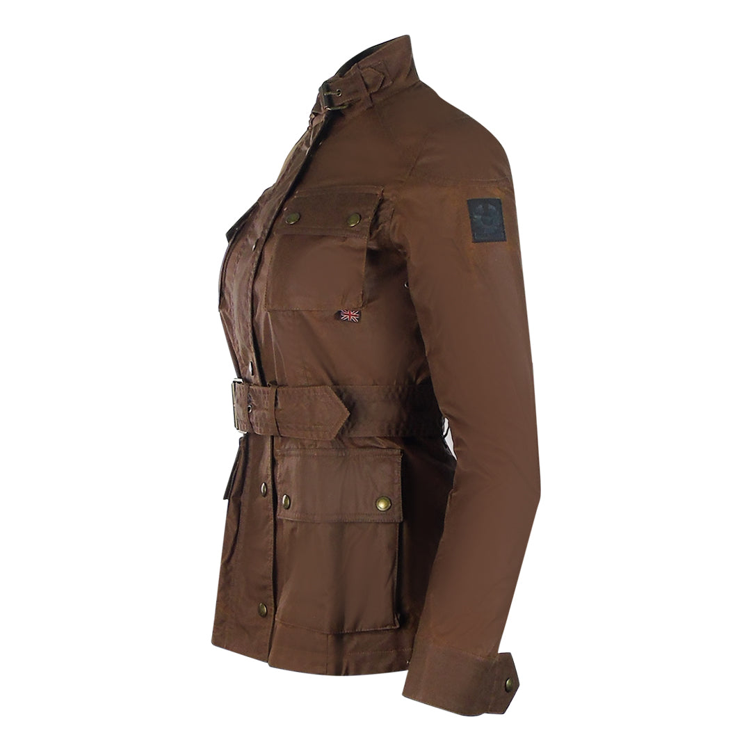 Belstaff Trialmaster Light Brown Motorcycle Jacket XXS