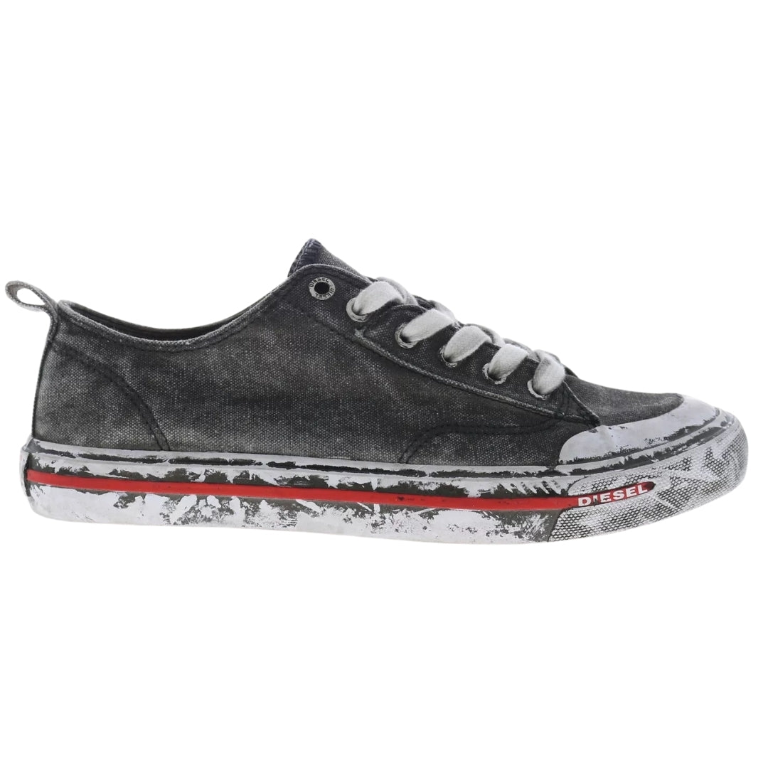 Diesel S-Athos Forged Iron Grey Low Cut Sneakers UK 7