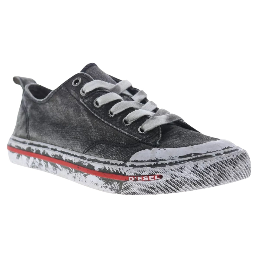 Diesel S-Athos Forged Iron Grey Low Cut Sneakers UK 7