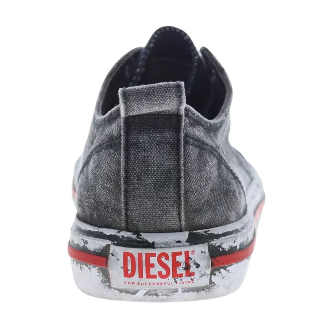 Diesel S-Athos Forged Iron Grey Low Cut Sneakers UK 7