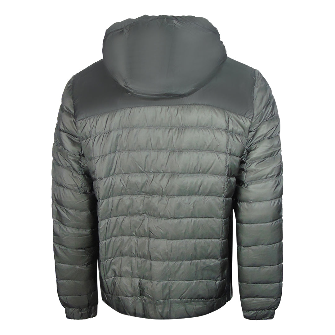 Parajumpers Zen Rock Dark Grey Hooded Down Jacket L