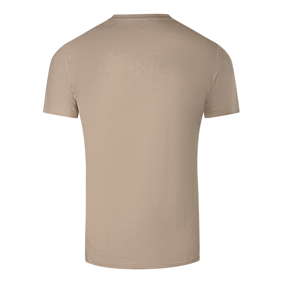 Balmain Branded Embossed Logo Sand T Shirt