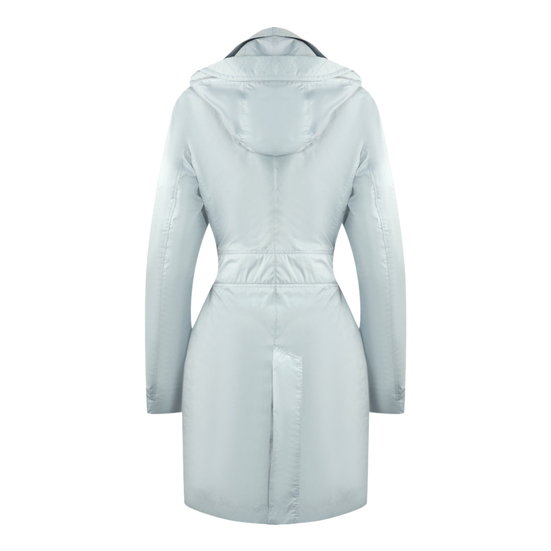 Parajumpers Avery Vapur Blue Hooded Trench Jacket
