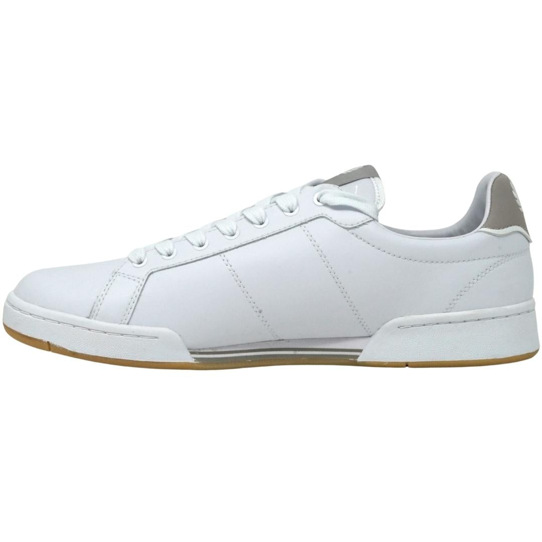 Fred Perry B6202 200 B722 White Leather Trainers