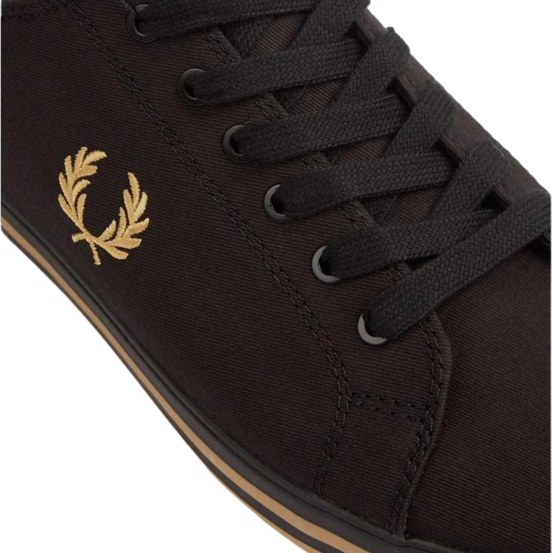 Fred Perry B7259 157 Kingston Twill Black Trainers – Nova Clothing