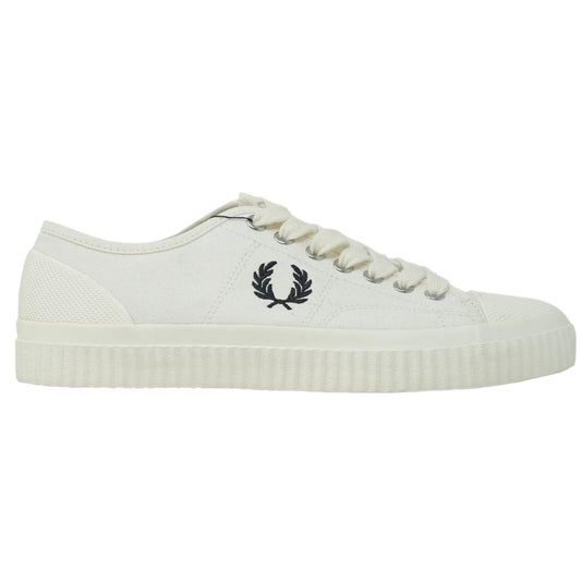 Fred Perry Hughes Low Canvas Light Ecru Trainers