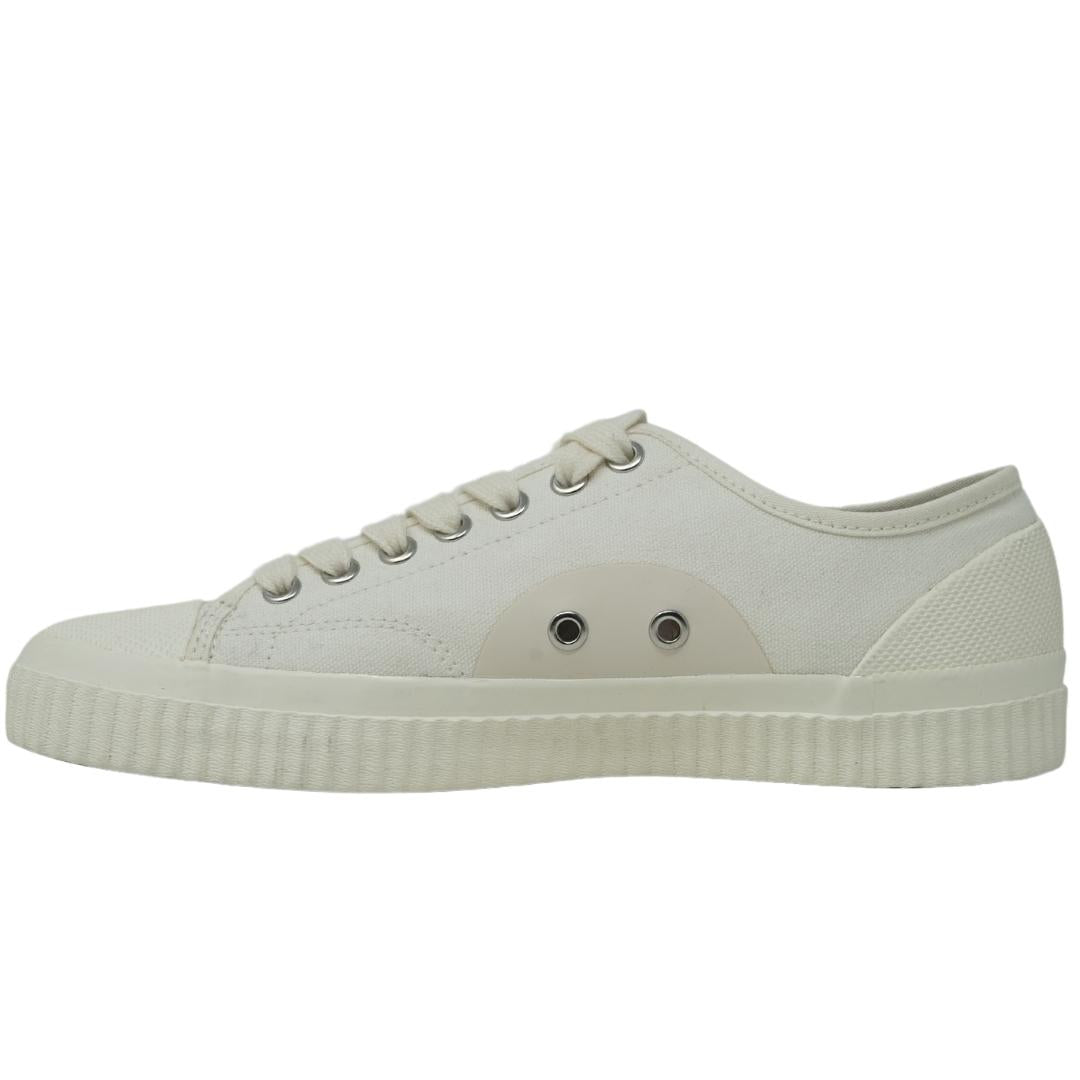 Fred Perry Hughes Low Canvas Light Ecru Trainers