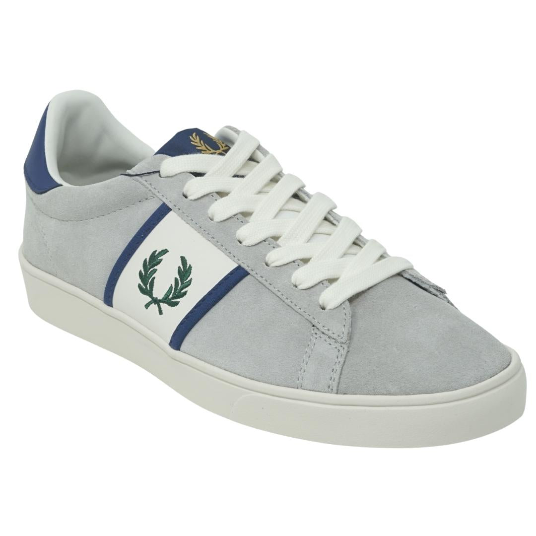 Fred Perry Spencer Suede Tipping Mens Grey Trainers
