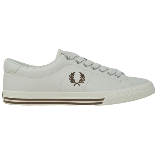 Fred Perry Underspin Leather White Trainers