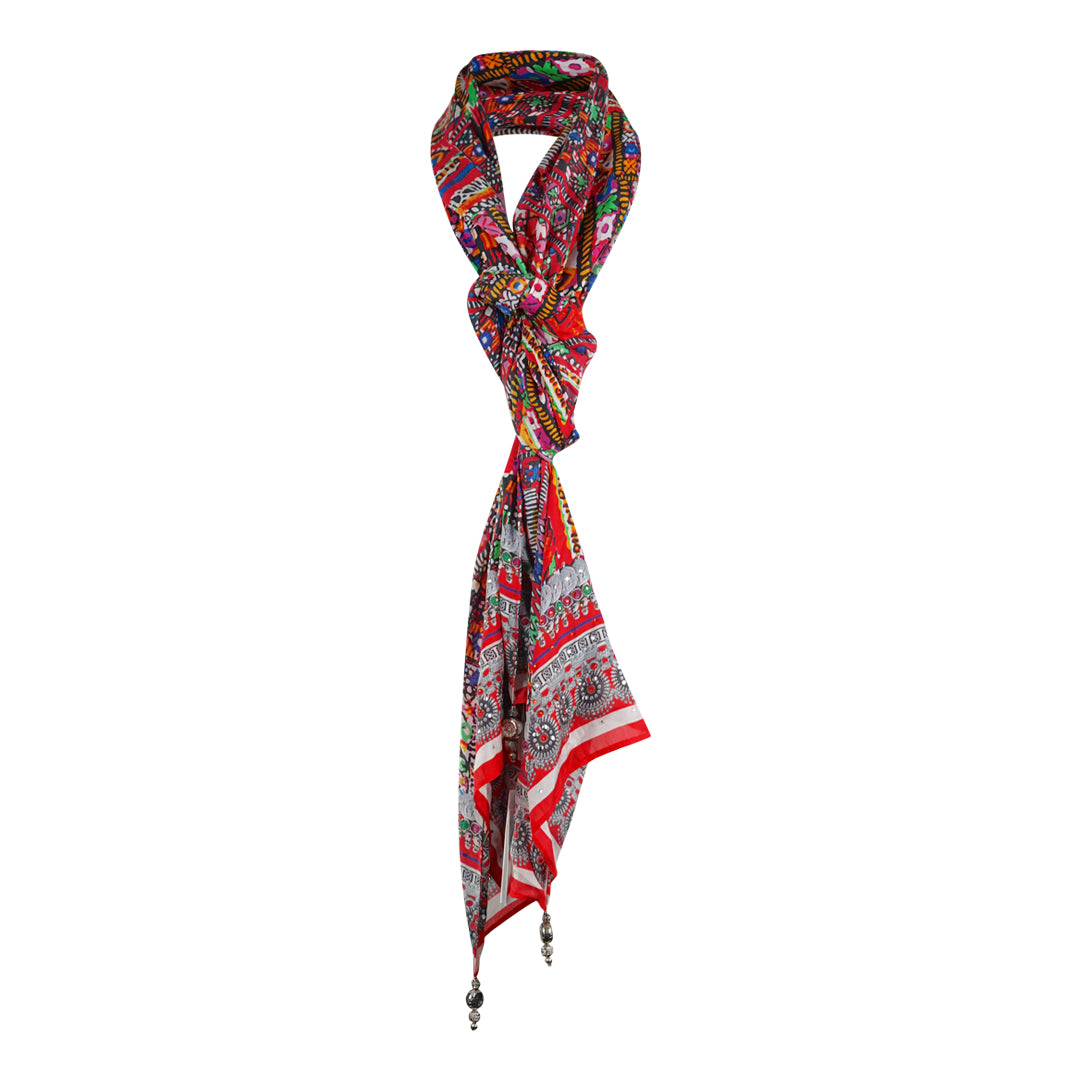 Inoa Banjara 12003 Multicoloured Long Rectangular Scarf