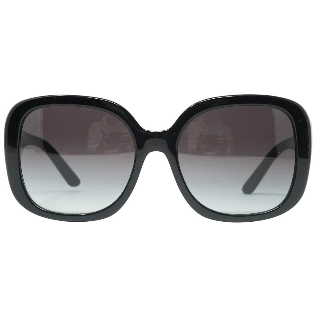 Burberry Grey Gradient Lens Black Sunglasses