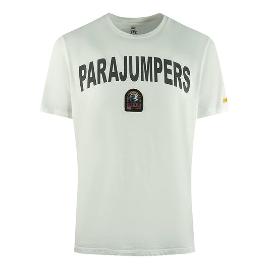 Parajumpers Buster Brand Logo White T-shirt