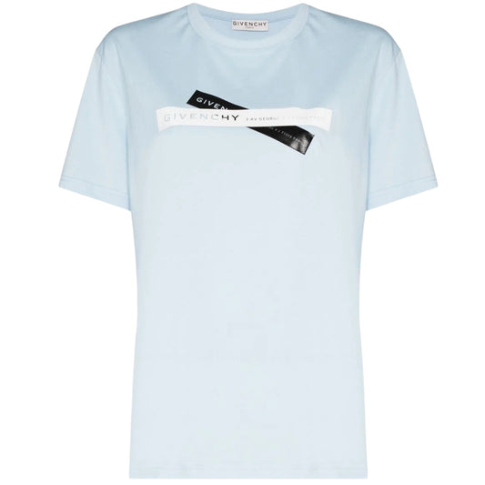 Givenchy X Browns 50 Print Logo Blue T-Shirt