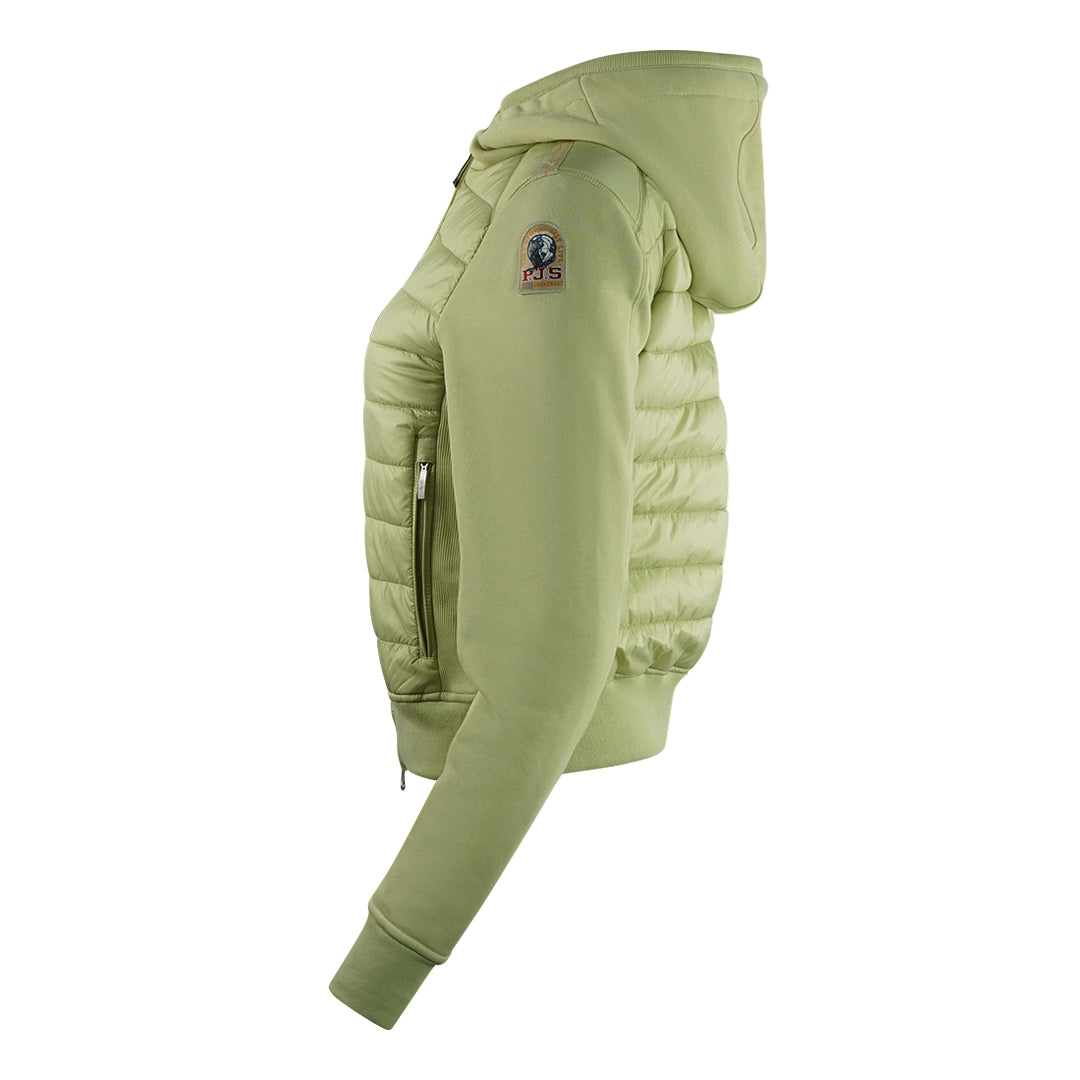 Parajumpers Caelie Tisane Green Hooded Padded Jacket