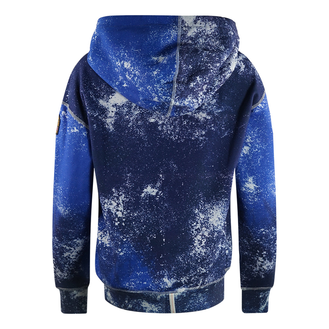Parajumpers Cher Blue Snow Print Hoodie