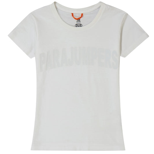 Parajumpers Cristie Brand Logo Off-White T-shirt