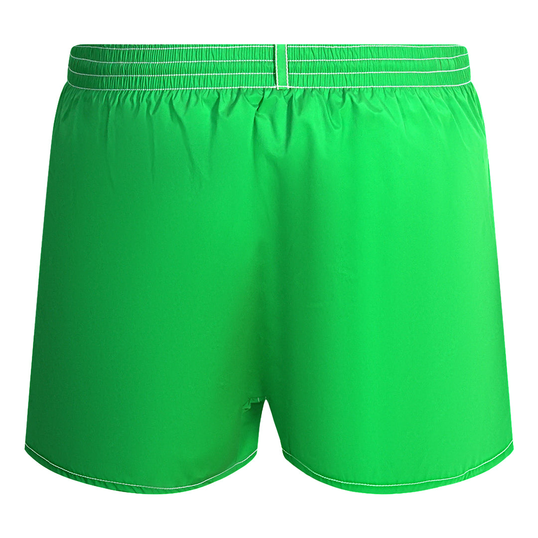 Dsquared2 Multi-Colour Block Logo Green Swim Shorts