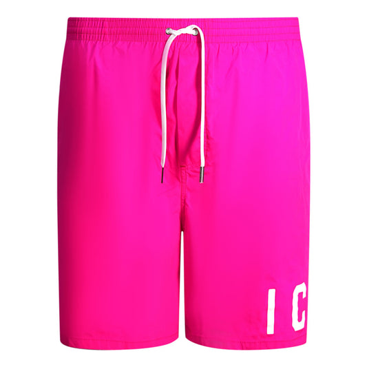 Dsquared2 Icon Logo Pink Swim Shorts