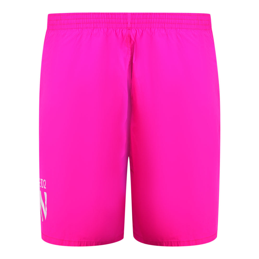 Dsquared2 Icon Logo Pink Swim Shorts