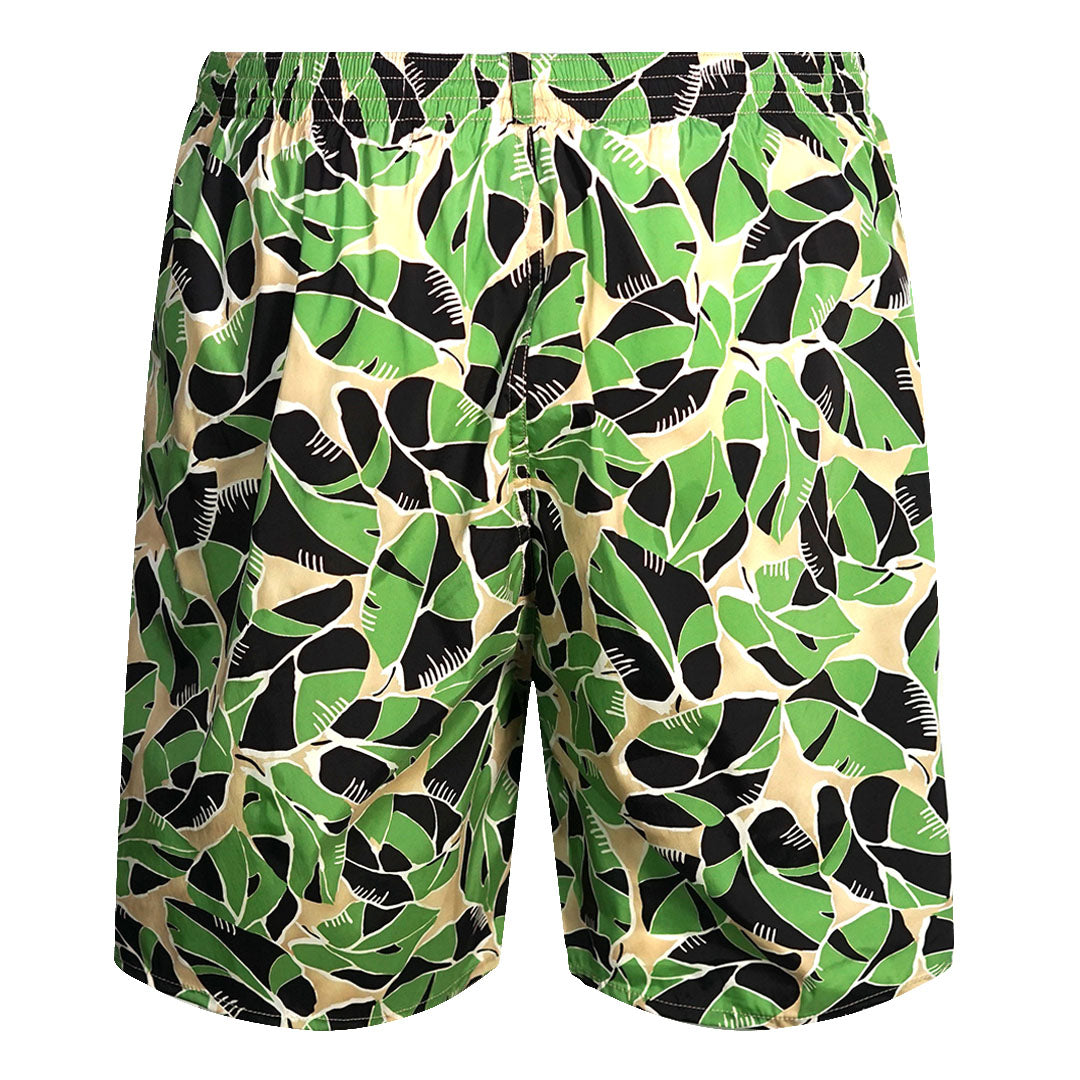 Dsquared2 Leaf Design Green Swim Shorts