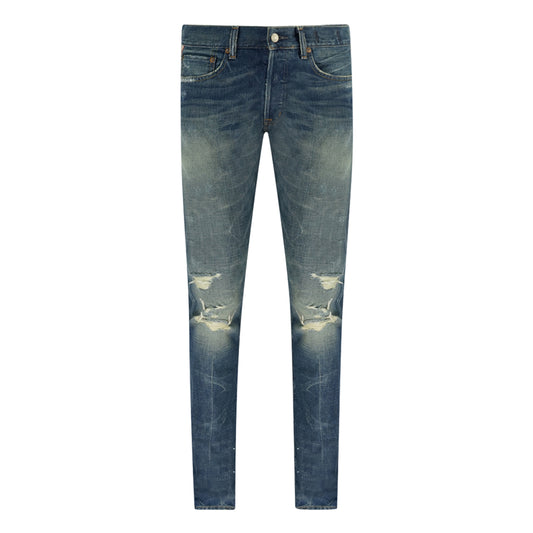 Ralph Lauren Denim Supply 067 Worn Blue Jeans