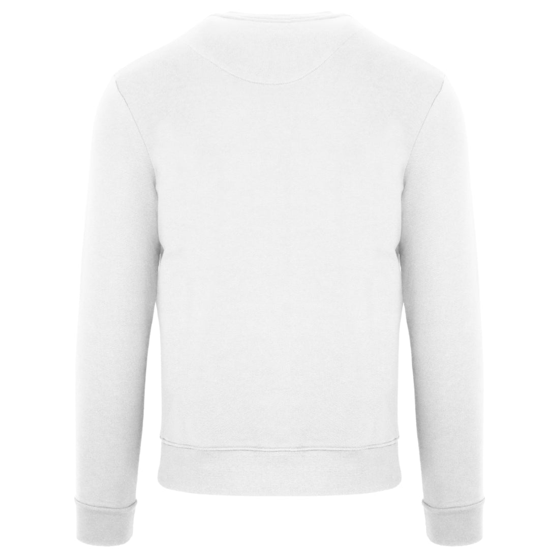 Aquascutum Aldis Chest Logo White Sweatshirt