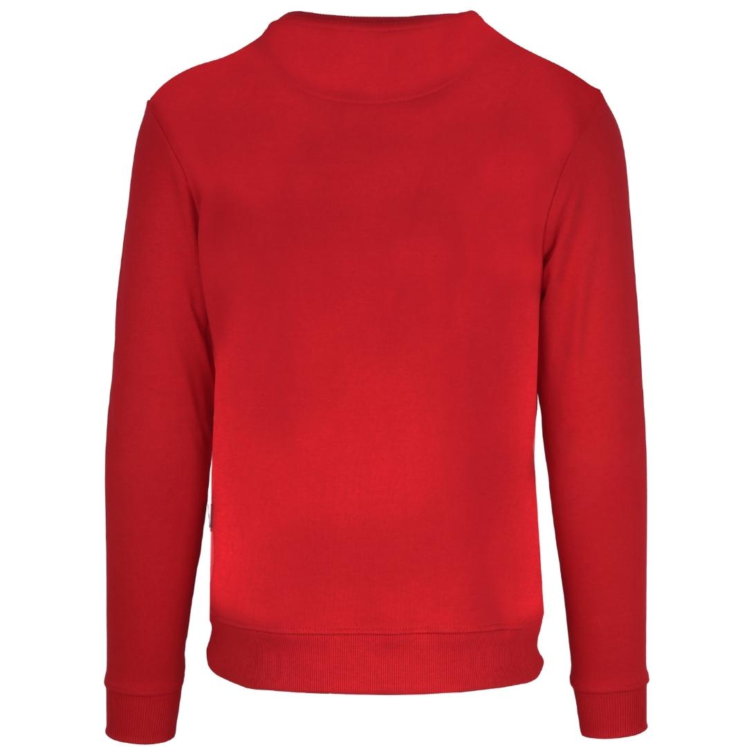 Aquascutum Bold London Logo Red Sweatshirt