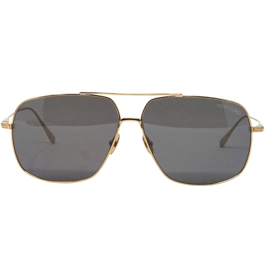 Tom Ford John-02 FT0746 30A Gold Sunglasses