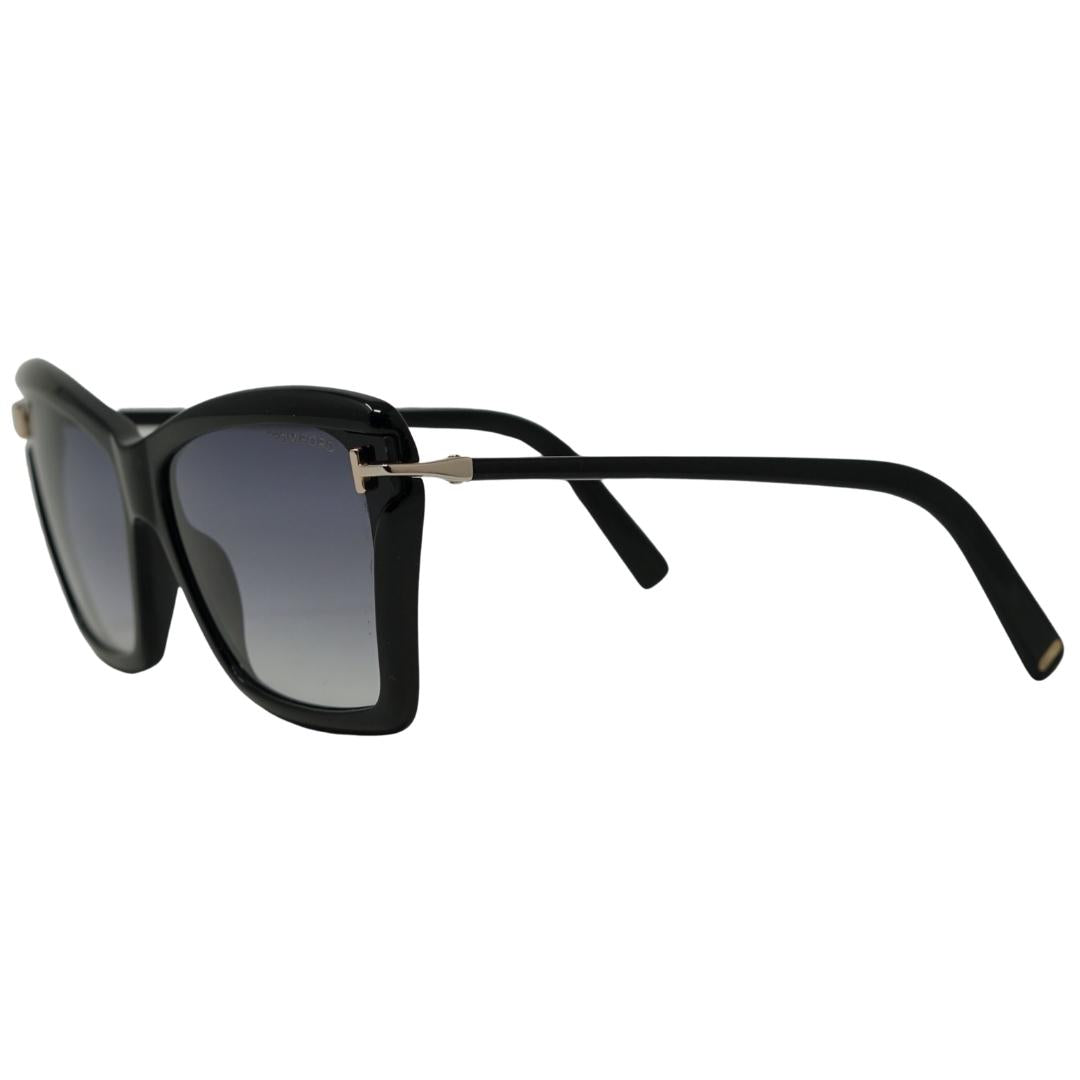 Tom Ford Leah FT0849-F 01B Black Sunglasses