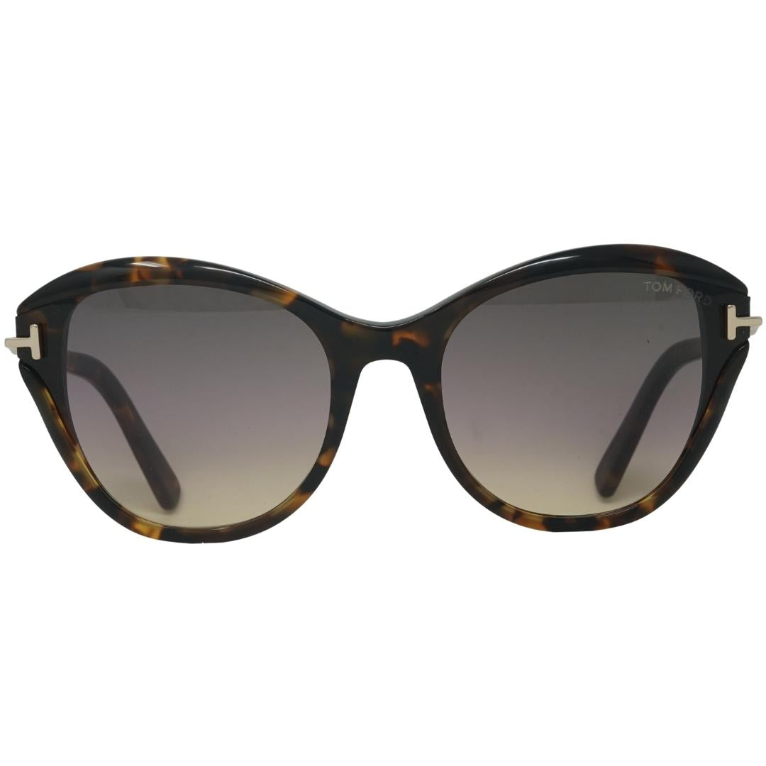 Tom Ford Leigh FT0850-F 55B Brown Sunglasses