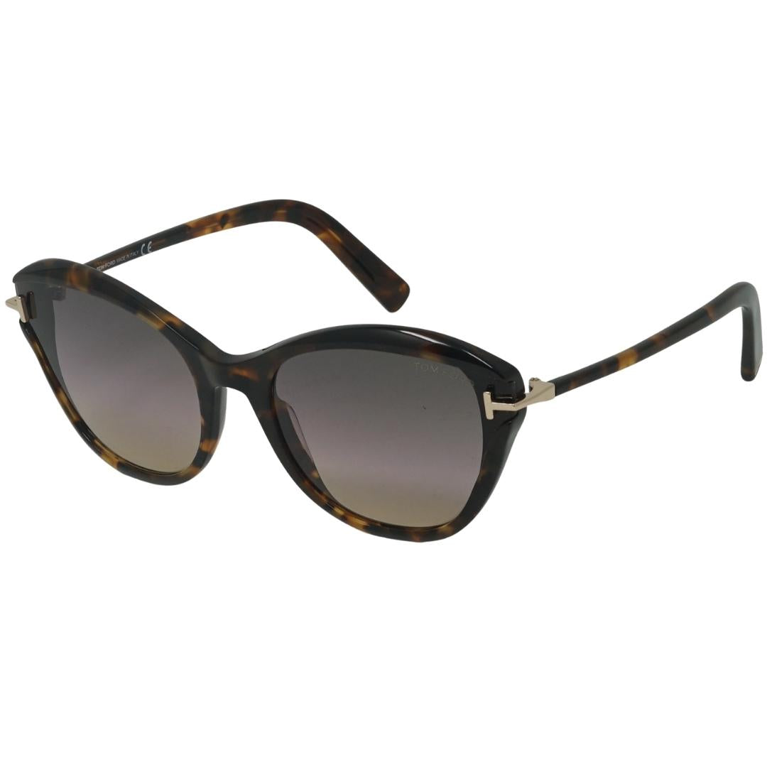 Tom Ford Leigh FT0850-F 55B Brown Sunglasses