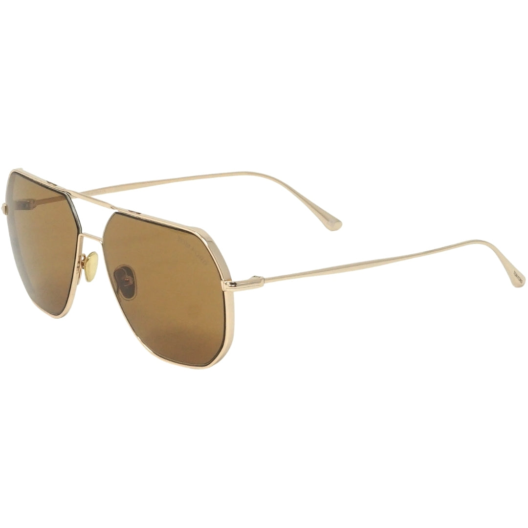 Tom Ford Gilles-02 FT0852 28E Rose Gold Sunglasses