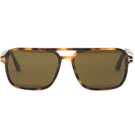 Tom Ford Crosby FT0910 53J Brown Sunglasses