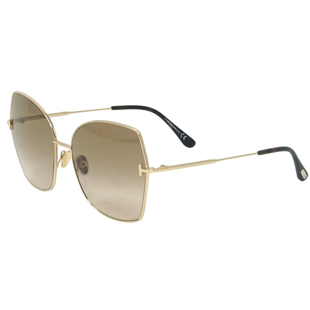 Tom Ford Farah FT0951 28F Shiny Rose Gold Sunglasses