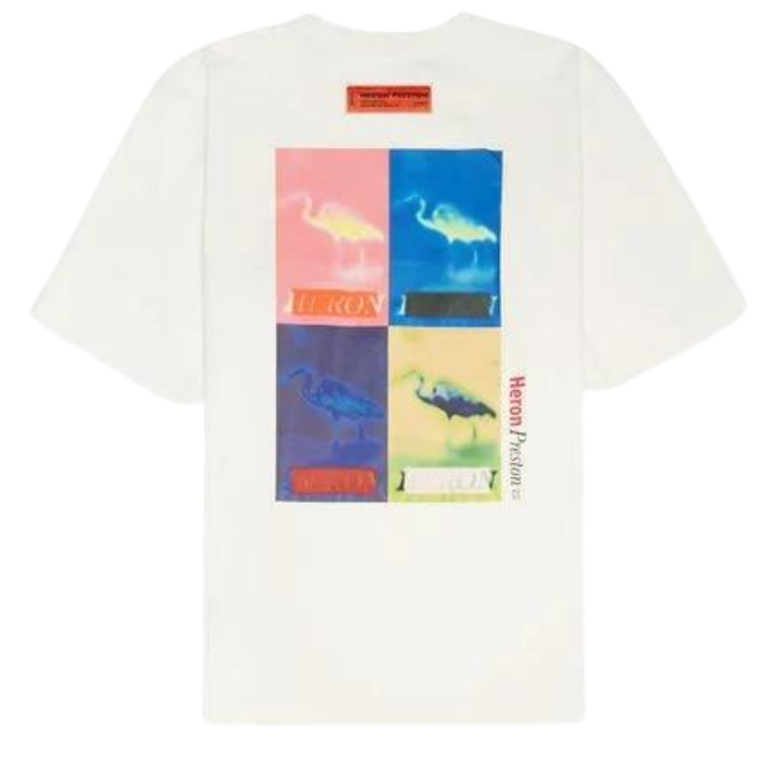 Heron Preston Multi Heron Censored White T Shirt