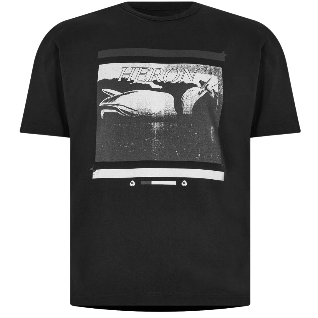 Heron Preston Misprinted Black T-Shirt