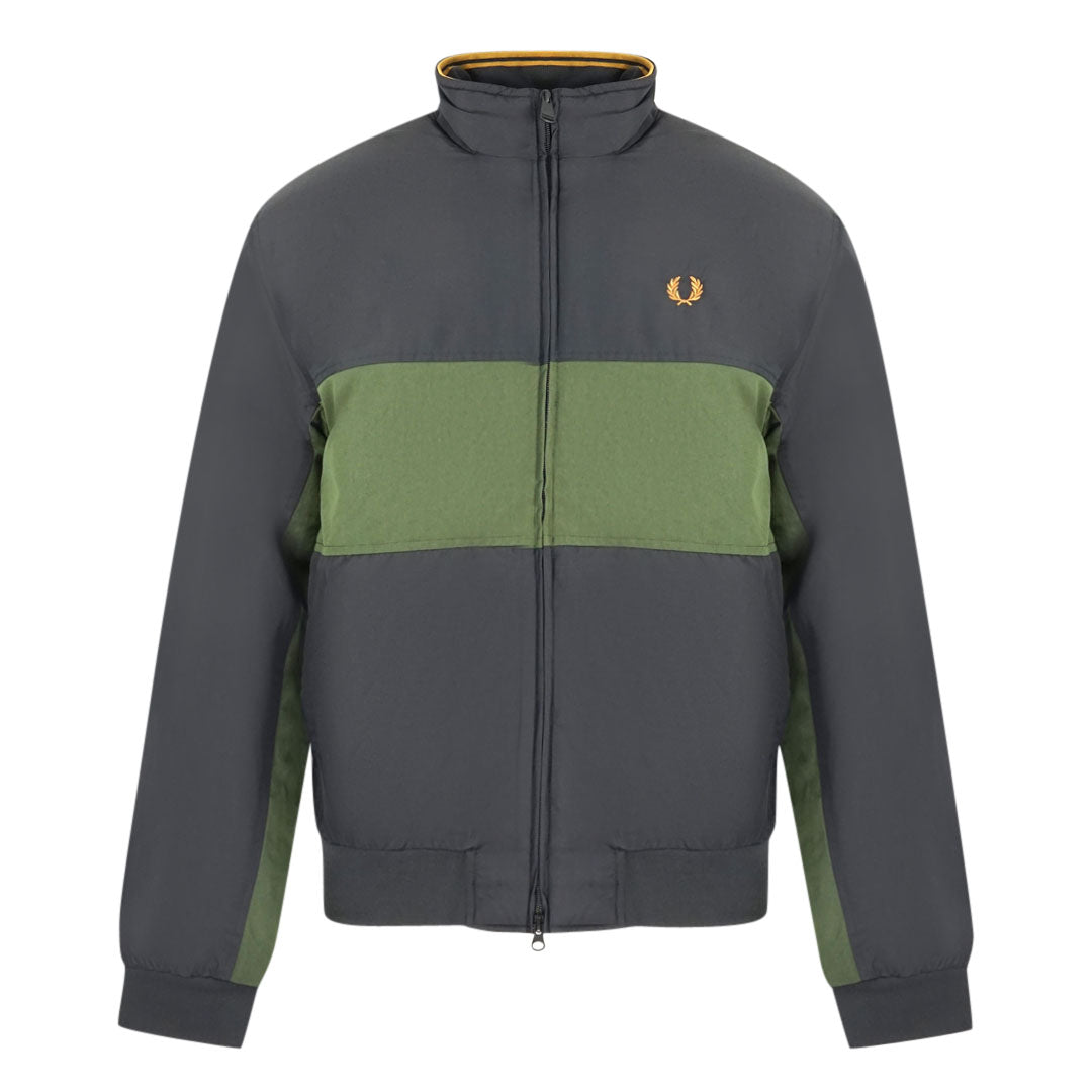 Fred Perry Panel Block Black Jacket