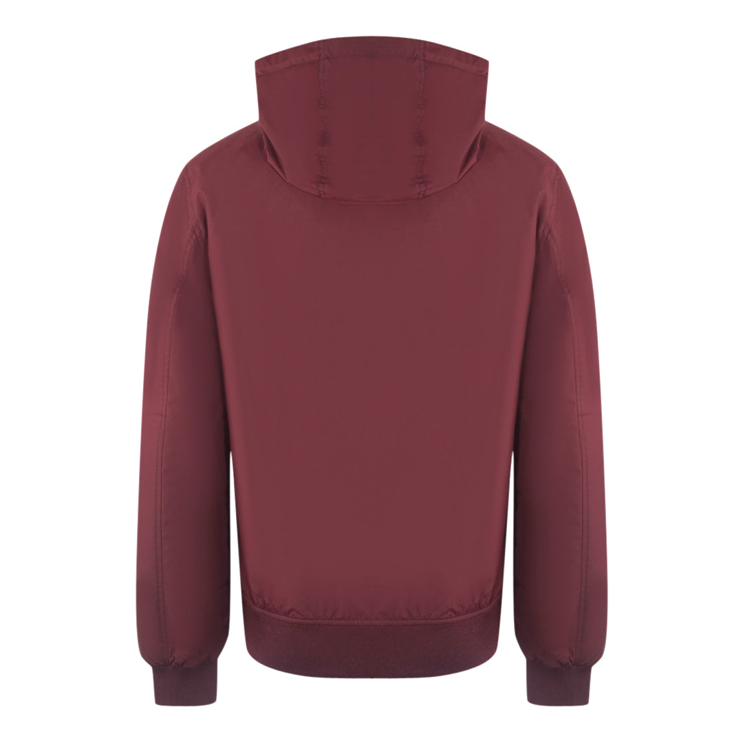 Fred Perry Oxblood Burgundy Hooded Brentham Jacket