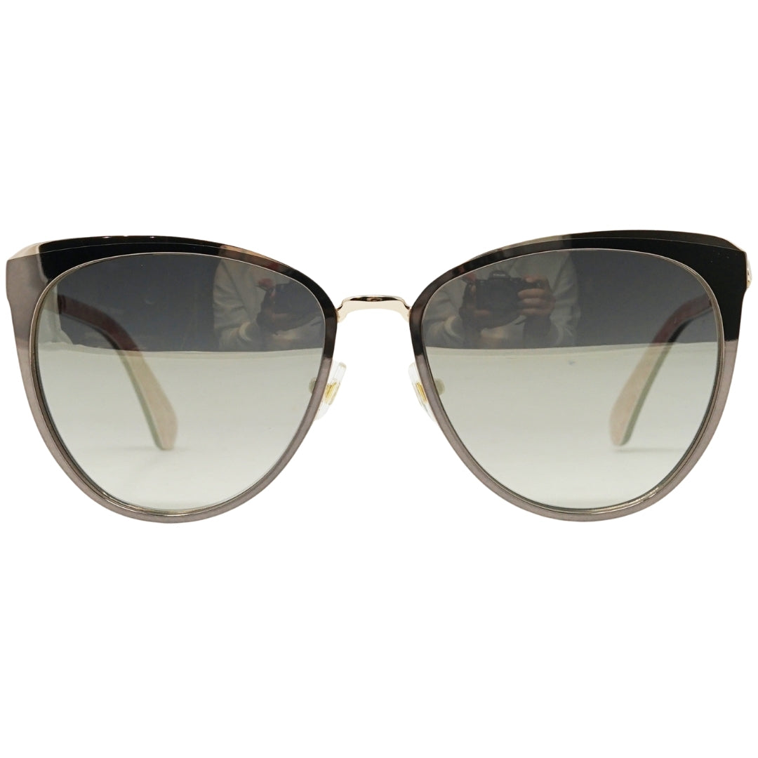 Kate Spade Grey Gradient SP Lens Gold Sunglasses