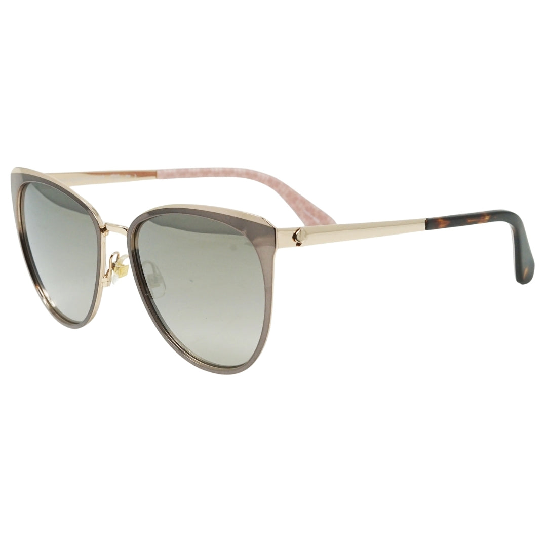 Kate Spade Grey Gradient SP Lens Gold Sunglasses