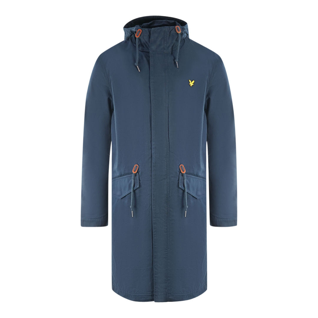 Lyle & Scott Fishtail Parka Navy Blue Jacket