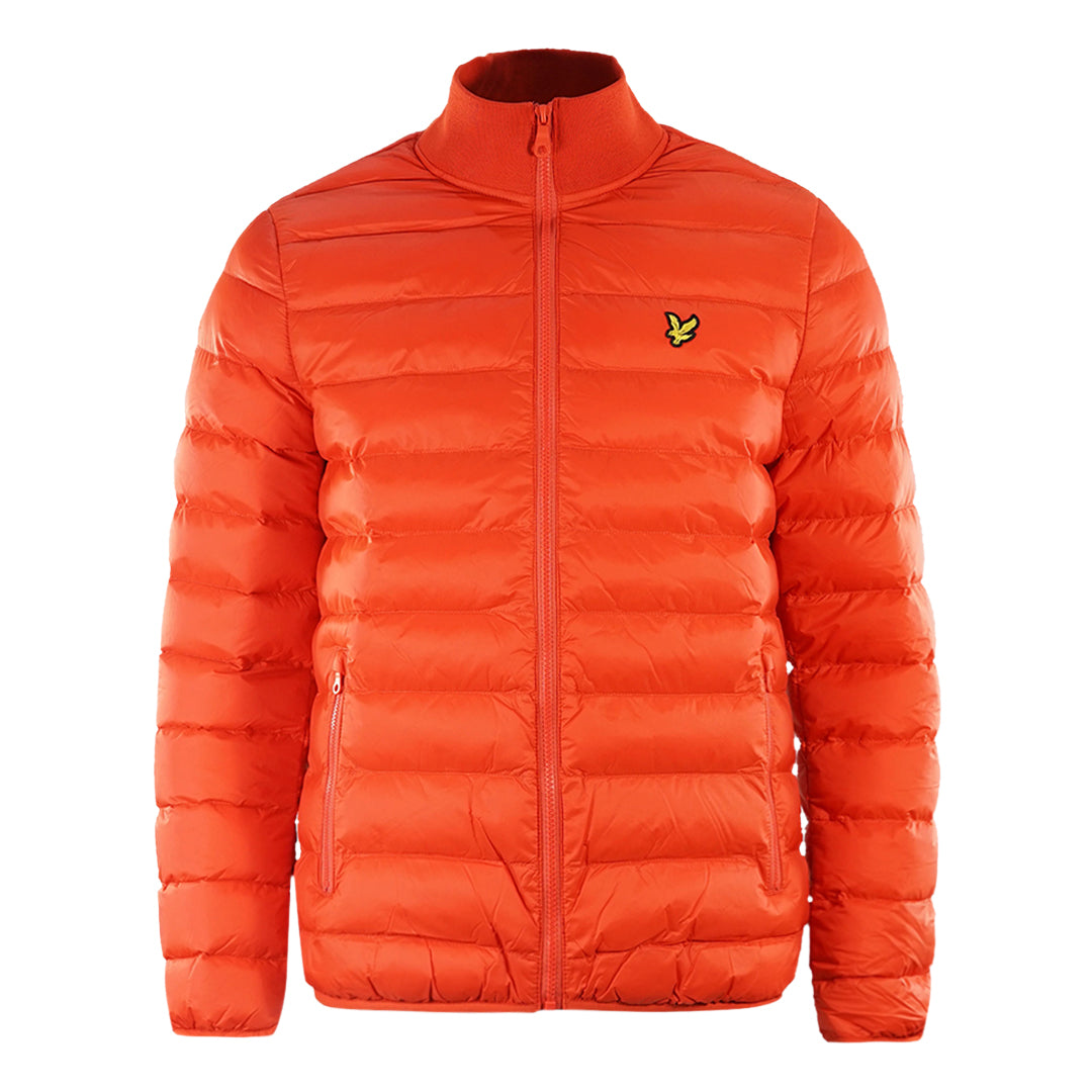 Lyle & Scott Packable Puffer Burnt Orange Jacket