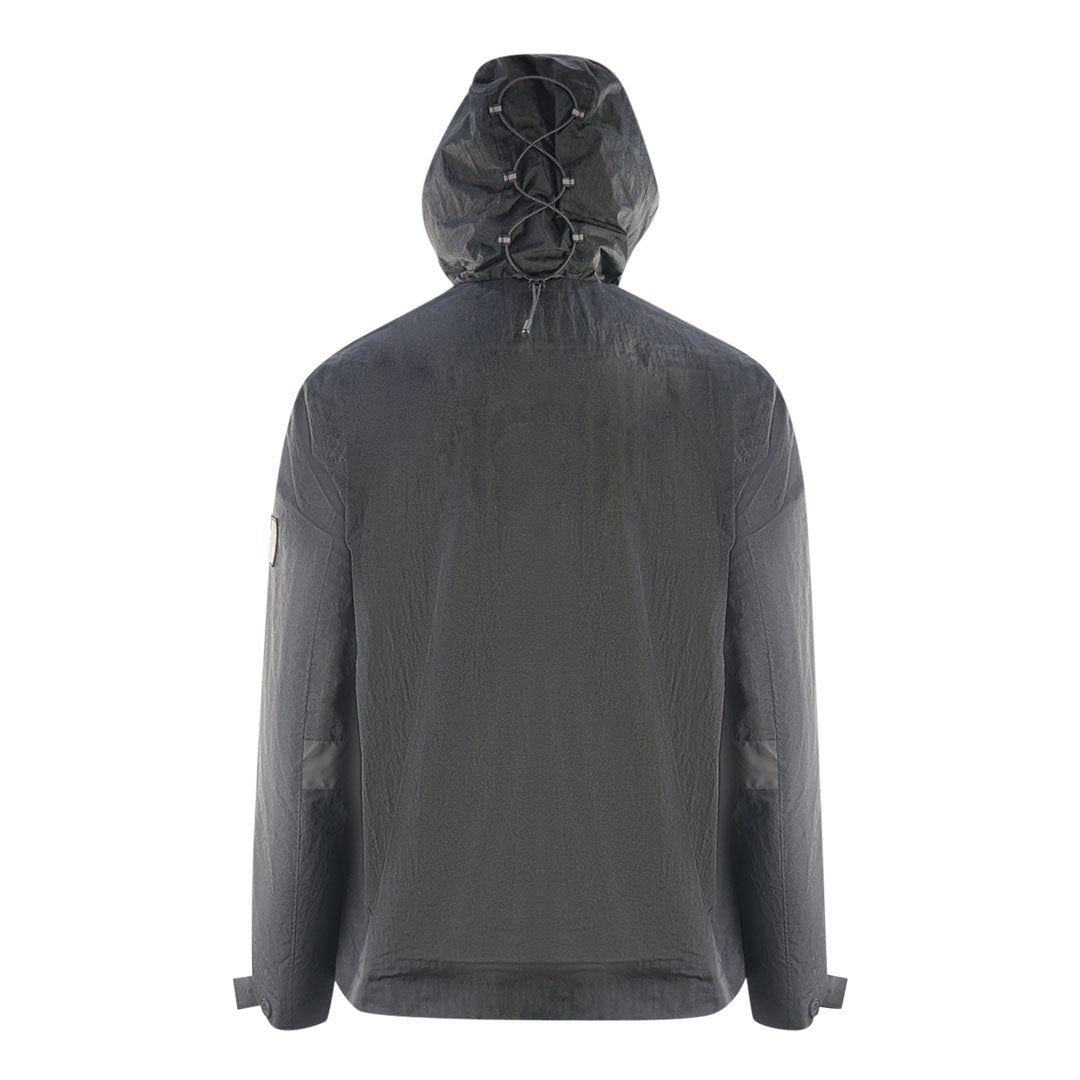 Lyle & Scott Plain Hooded Black Jacket