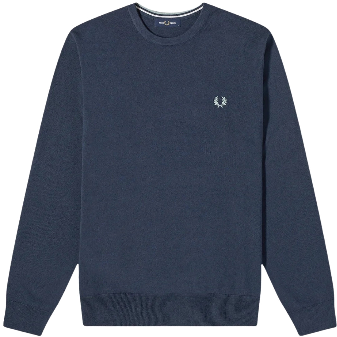 Fred Perry Classic V-Neck Shaded Navy Blue Jumper