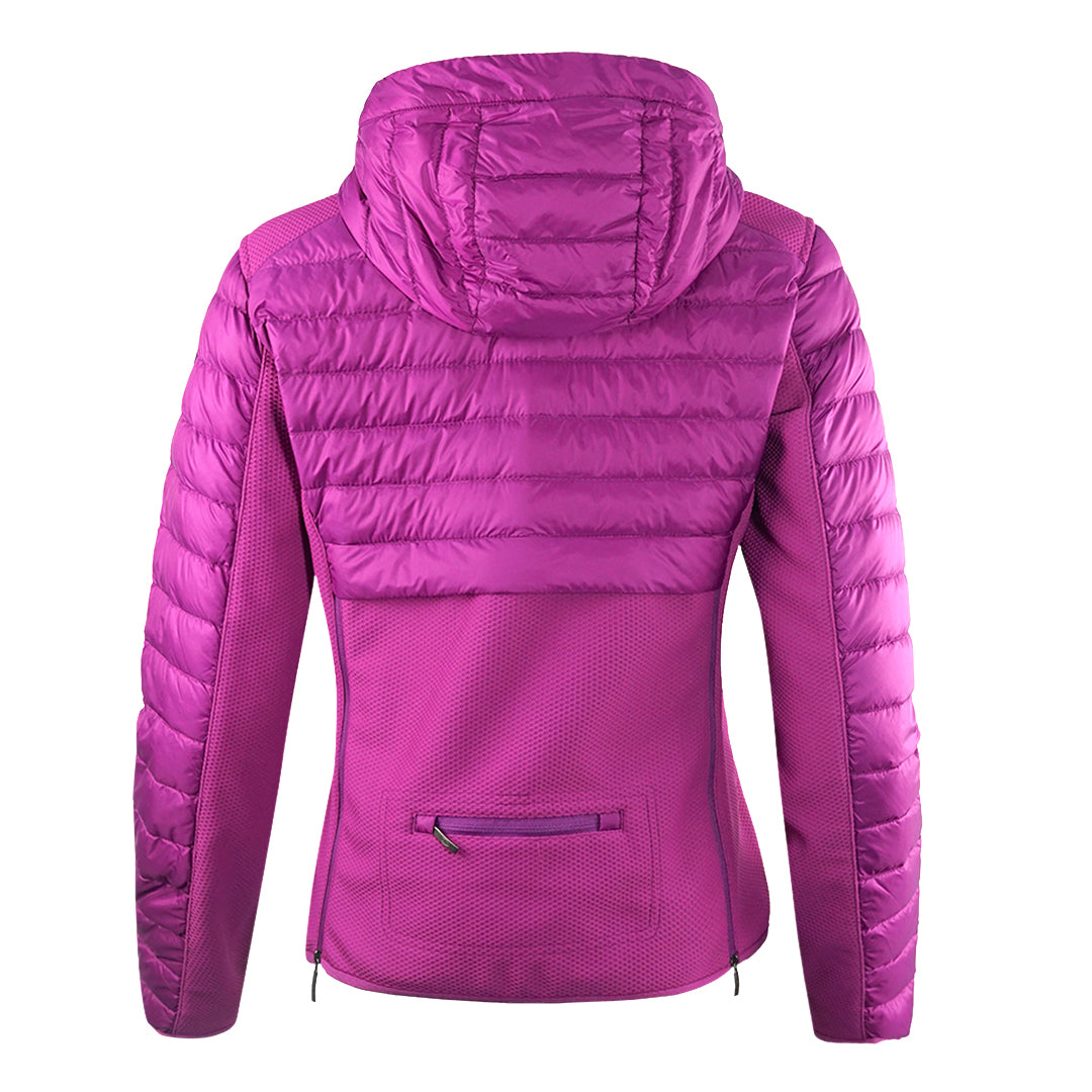 Parajumpers Kym Deep Orchird Purple Hooded Down Jacket