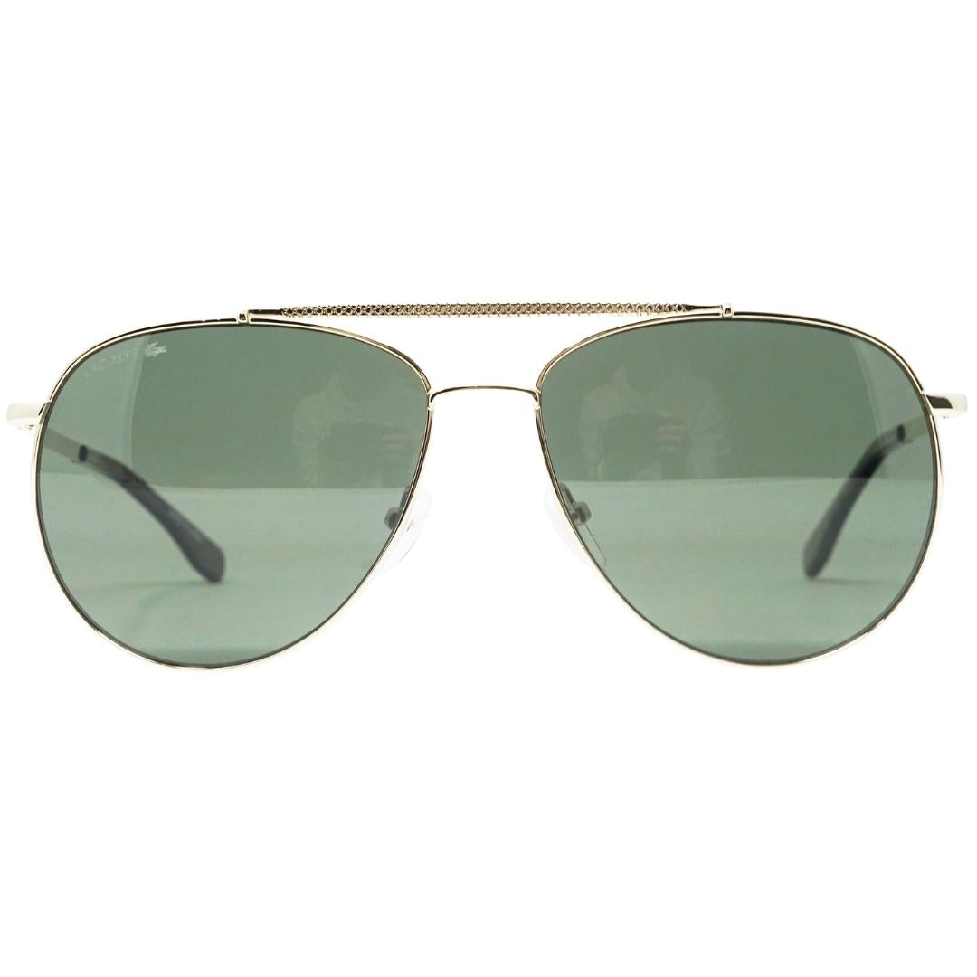 Lacoste Grey Polarized Lens Gold Sunglasses