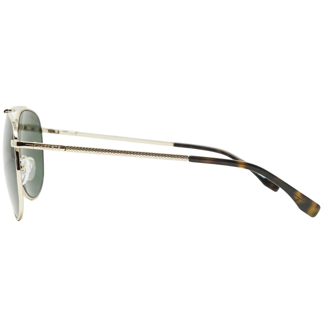 Lacoste Grey Polarized Lens Gold Sunglasses