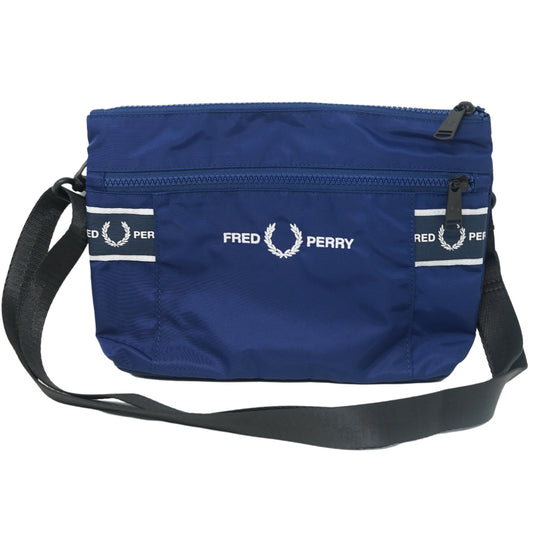 Fred Perry Graphic Tape French Navy Satchel